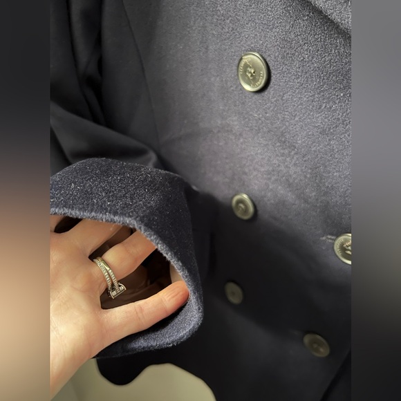 New Fleurette Ali Wool Peacoat in Midnight Women’s Size 12 - Picture 8 of 12